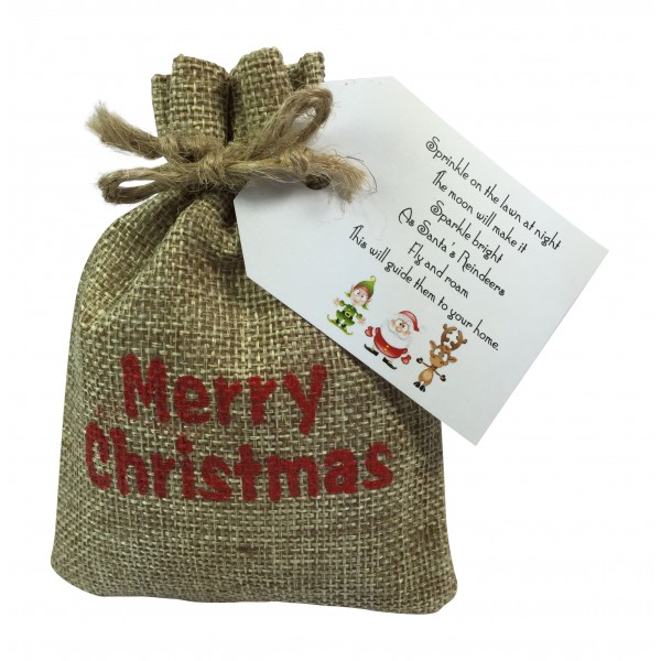 Reindeer Food in a Merry Christmas Gift Bag